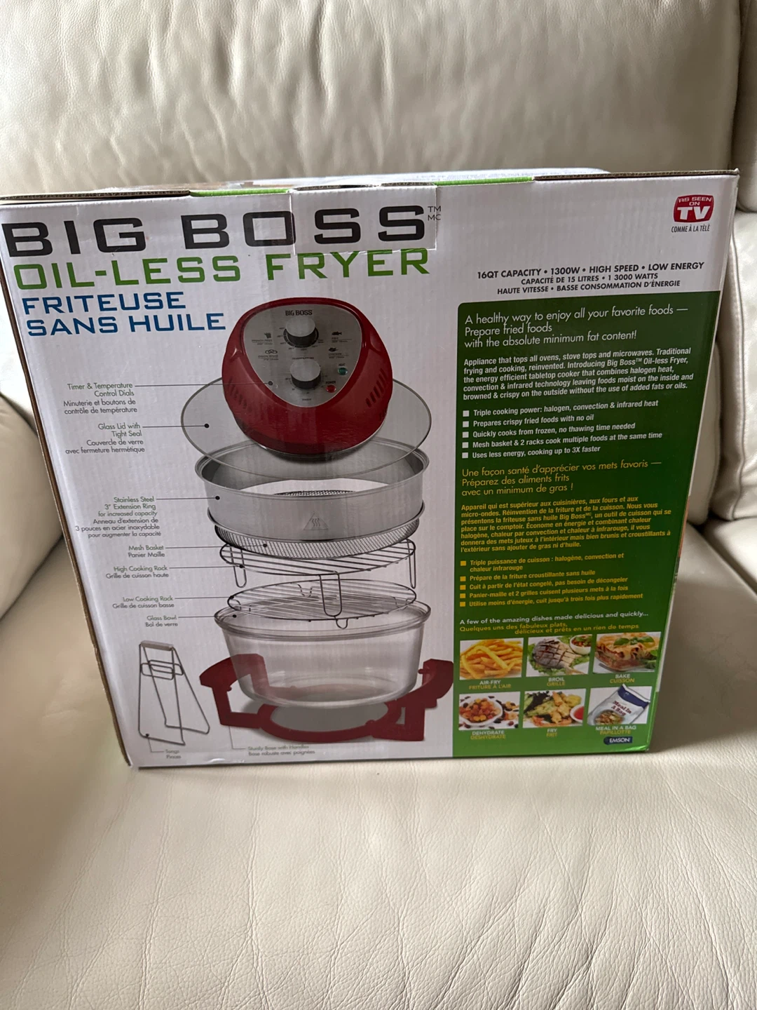 Big Boss Oil-Less Fryer 16QT