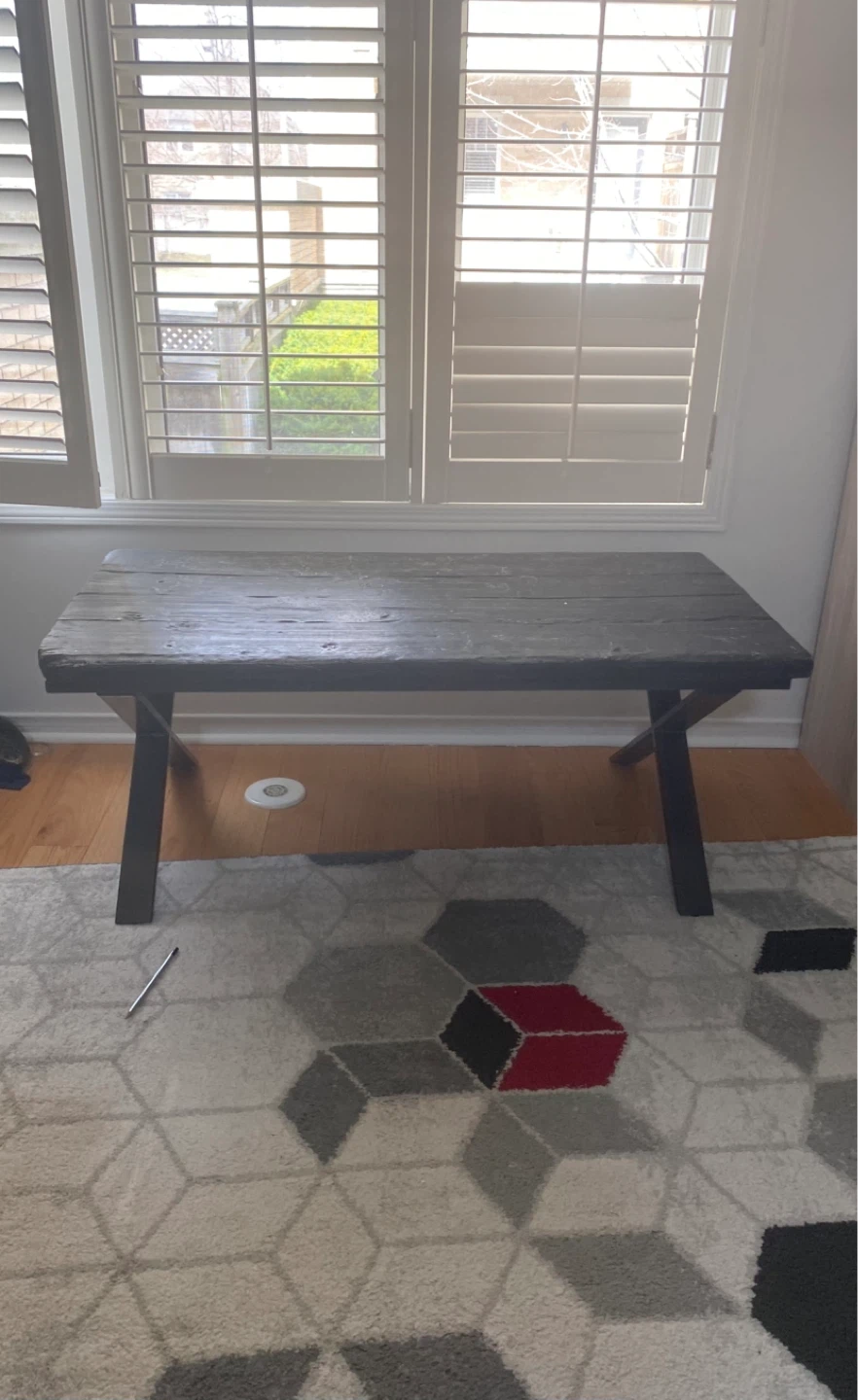 Grey Solid side table