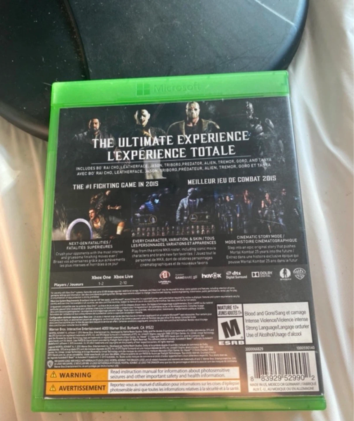 Mortal Kombat XL Xbox One Games - photo 3