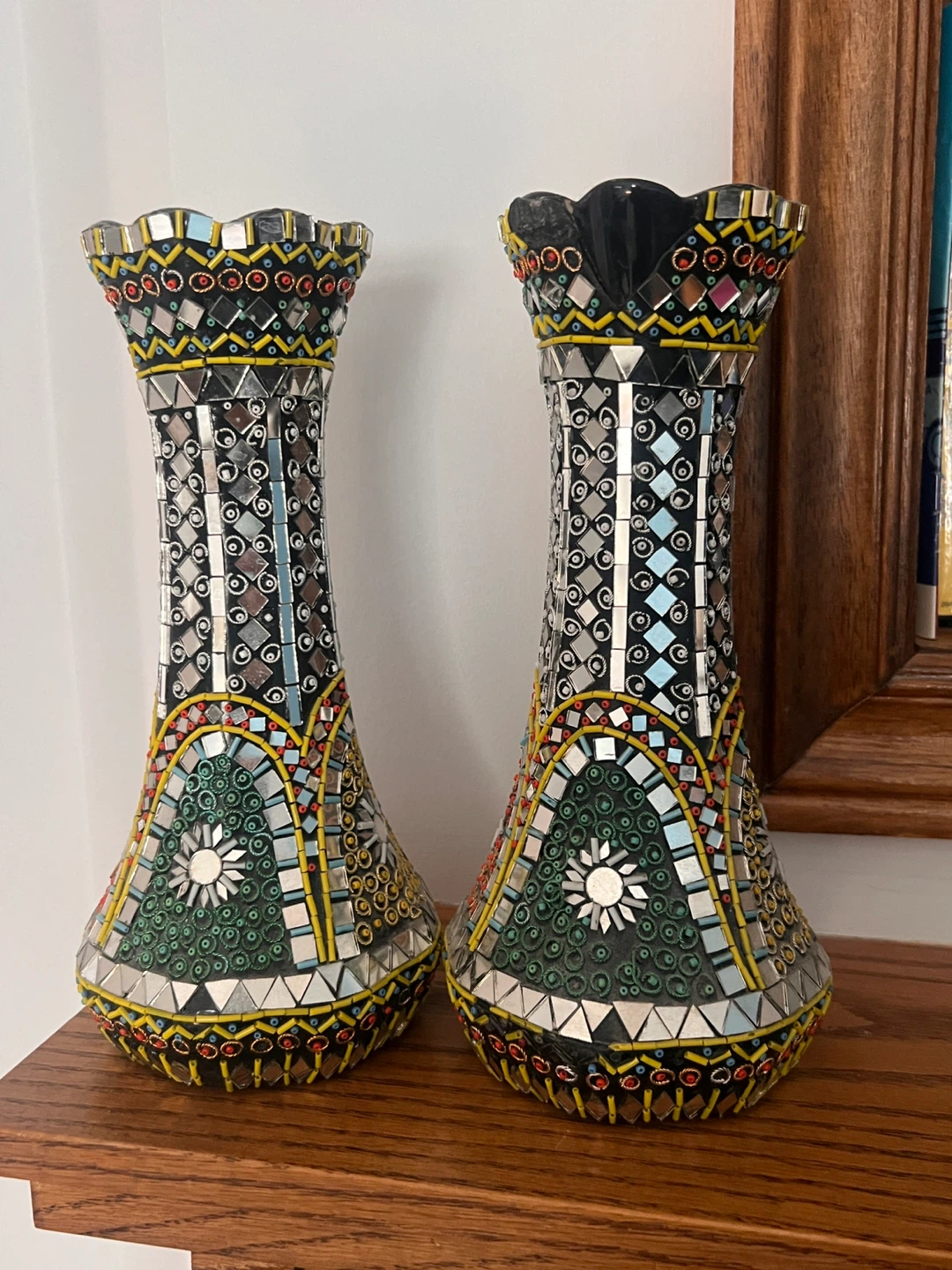 Mosaic Vases - Pair - photo 2