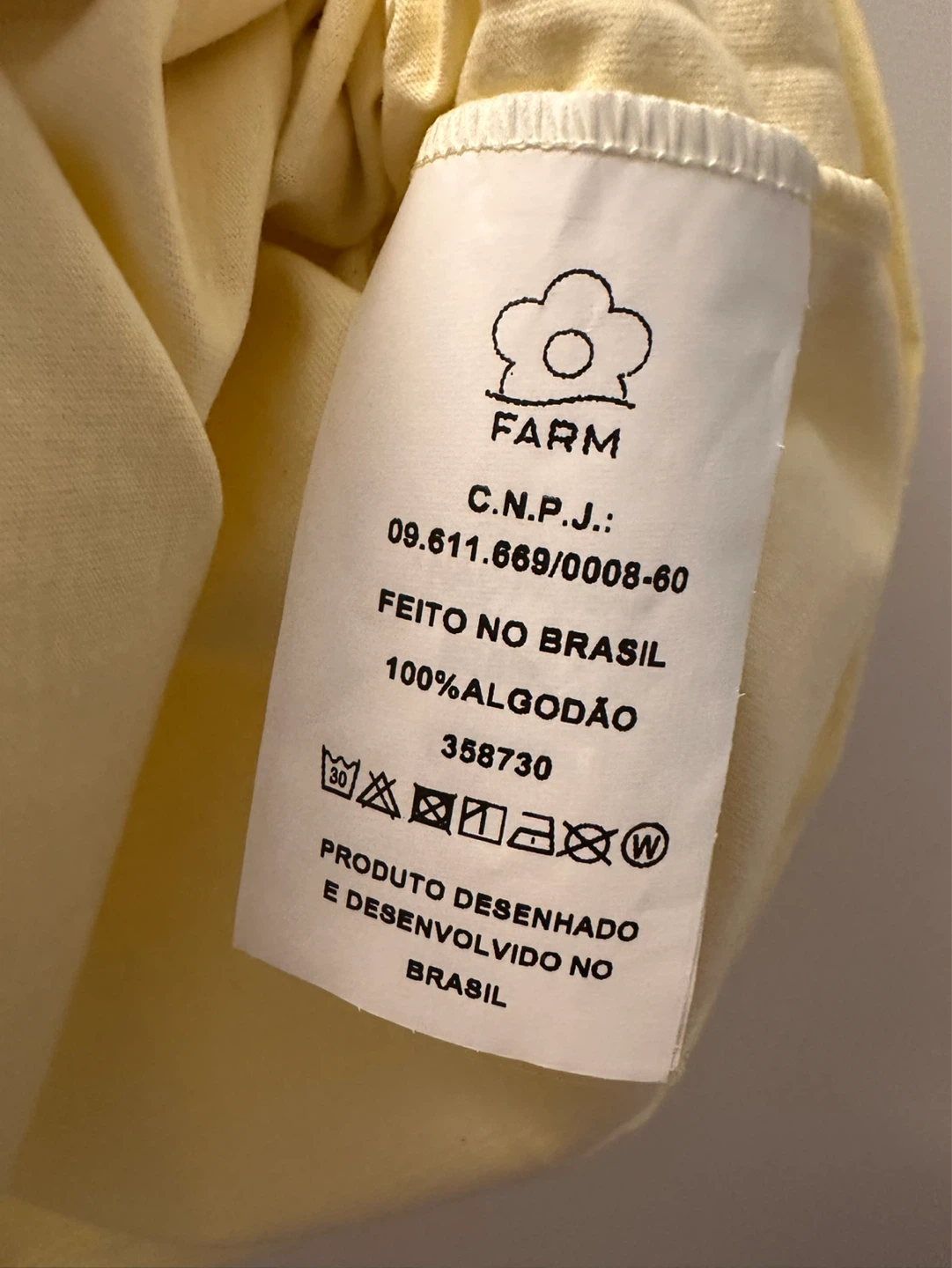 Farm Rio soft yellow t-shirt - photo 4