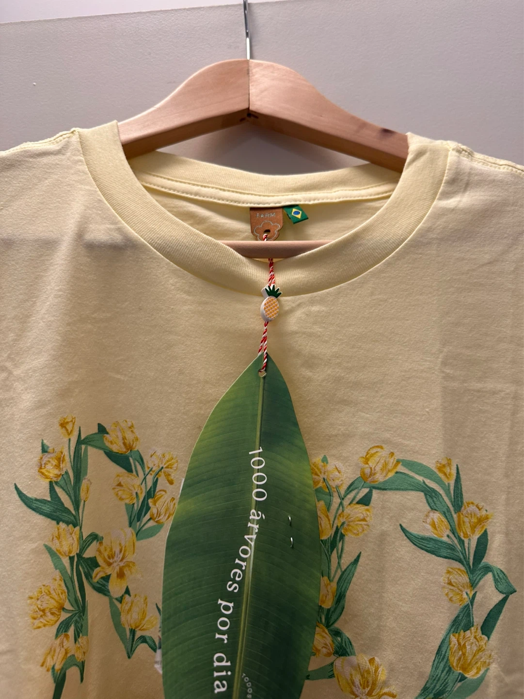 Farm Rio soft yellow t-shirt - photo 2