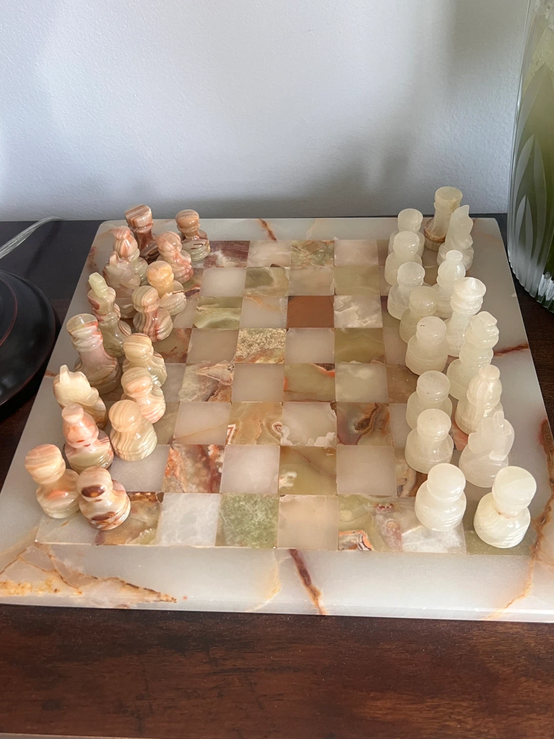 Onyx Marble Chess Set