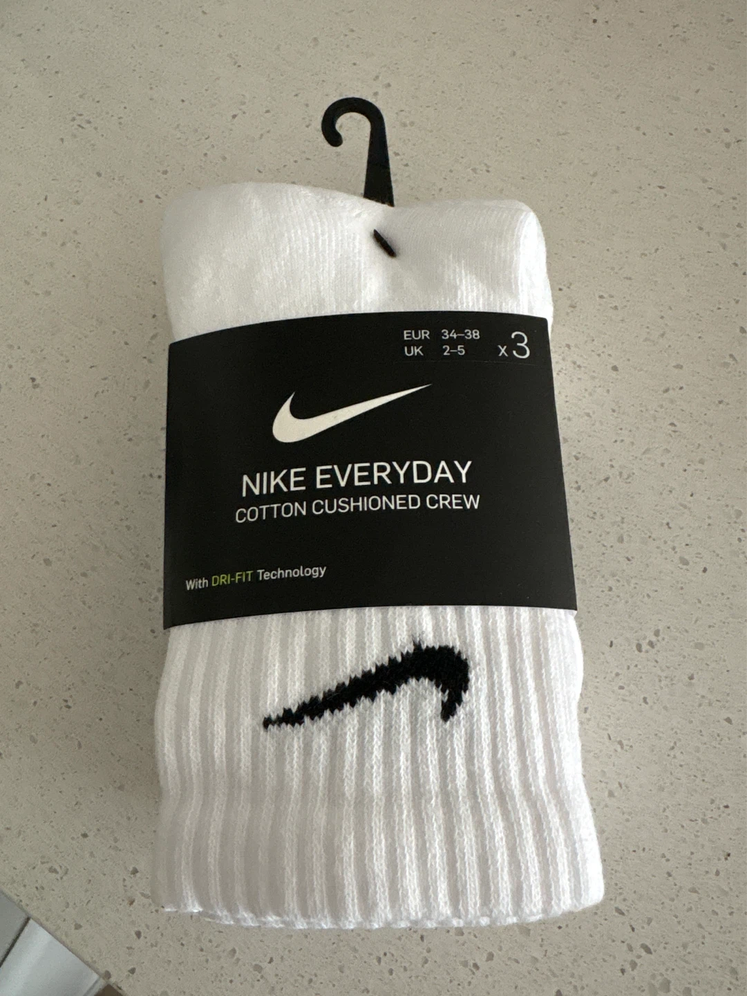Nike Everyday Cotton Cushioned Crew Socks - 3 Pair Pack - photo 2