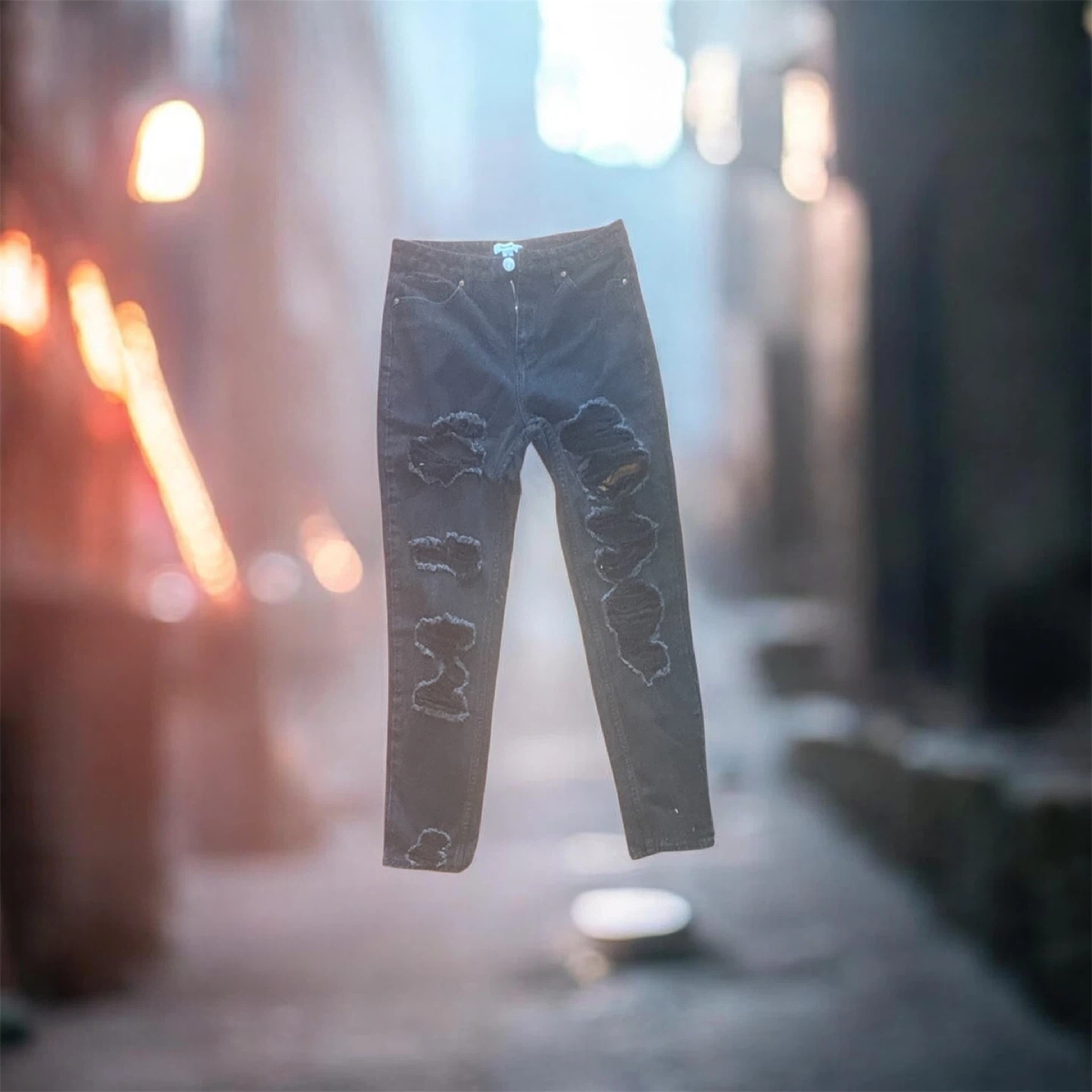 Black Ripped Jeans