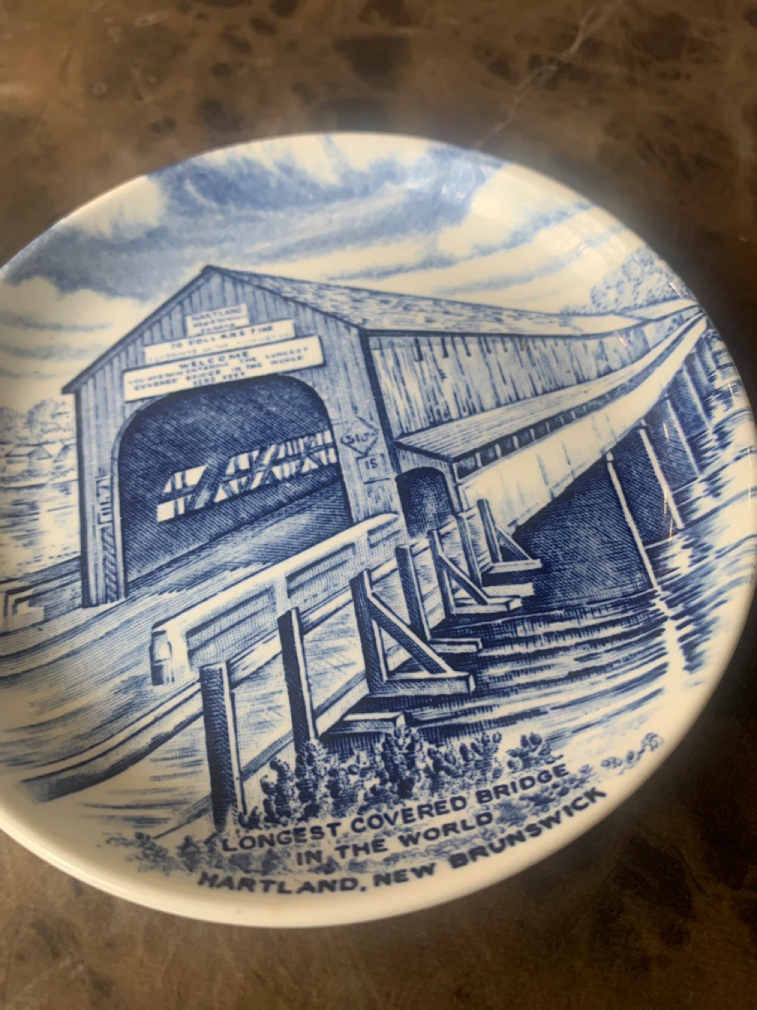 Collectable small plate from England - photo 2