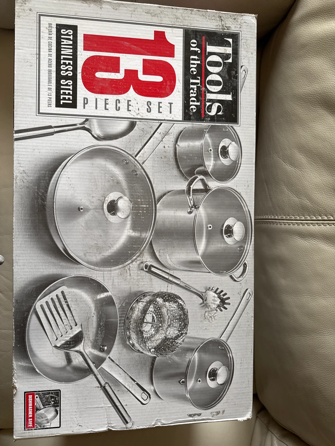 Tools of the Trade 13 Piece Stainless Steel Cookware Set