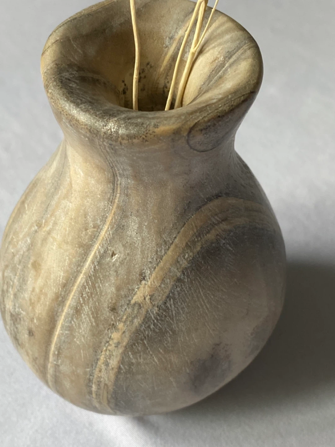 Hand Carved Soap Stone Vase - photo 5
