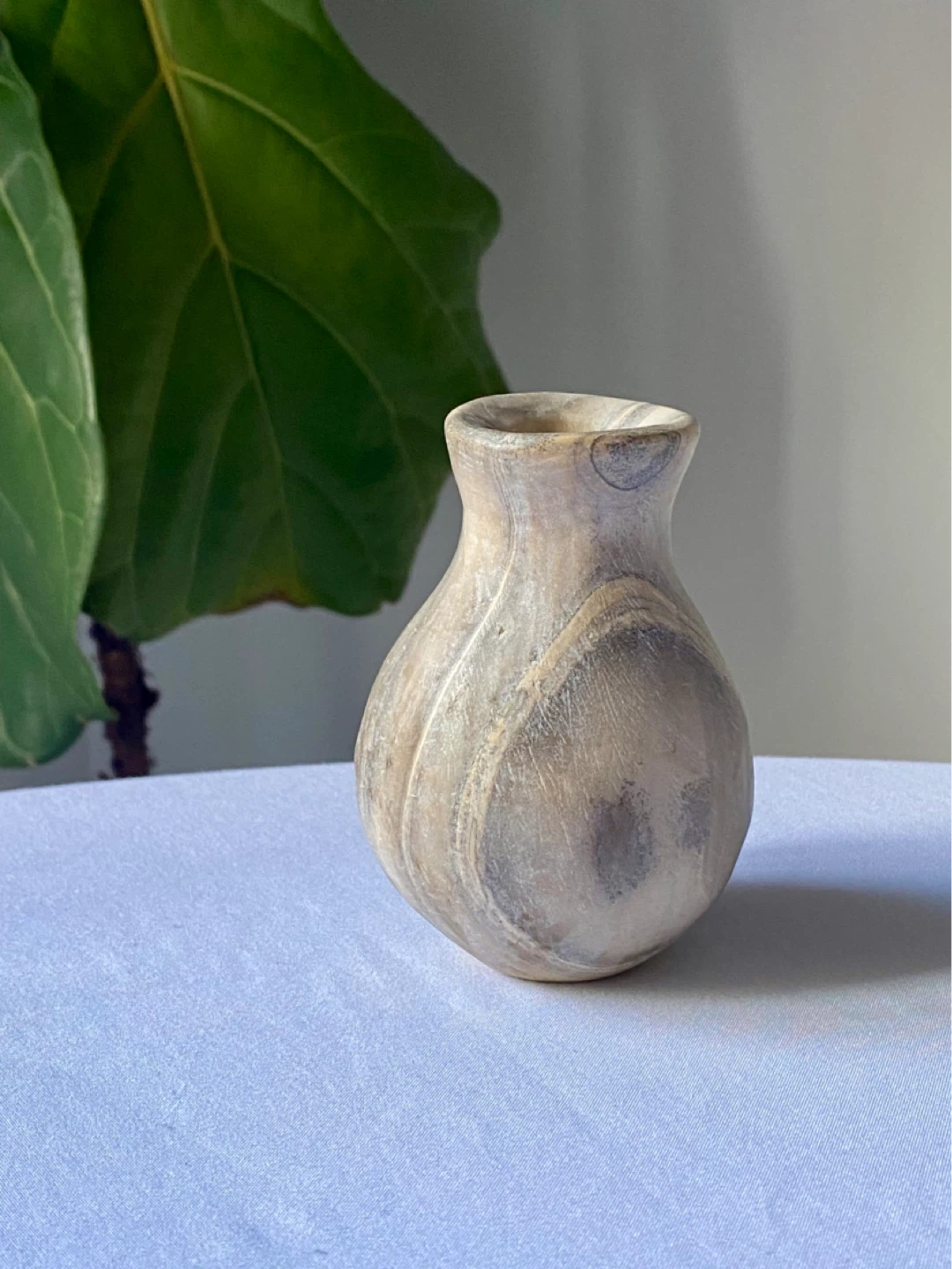 Hand Carved Soap Stone Vase - photo 2