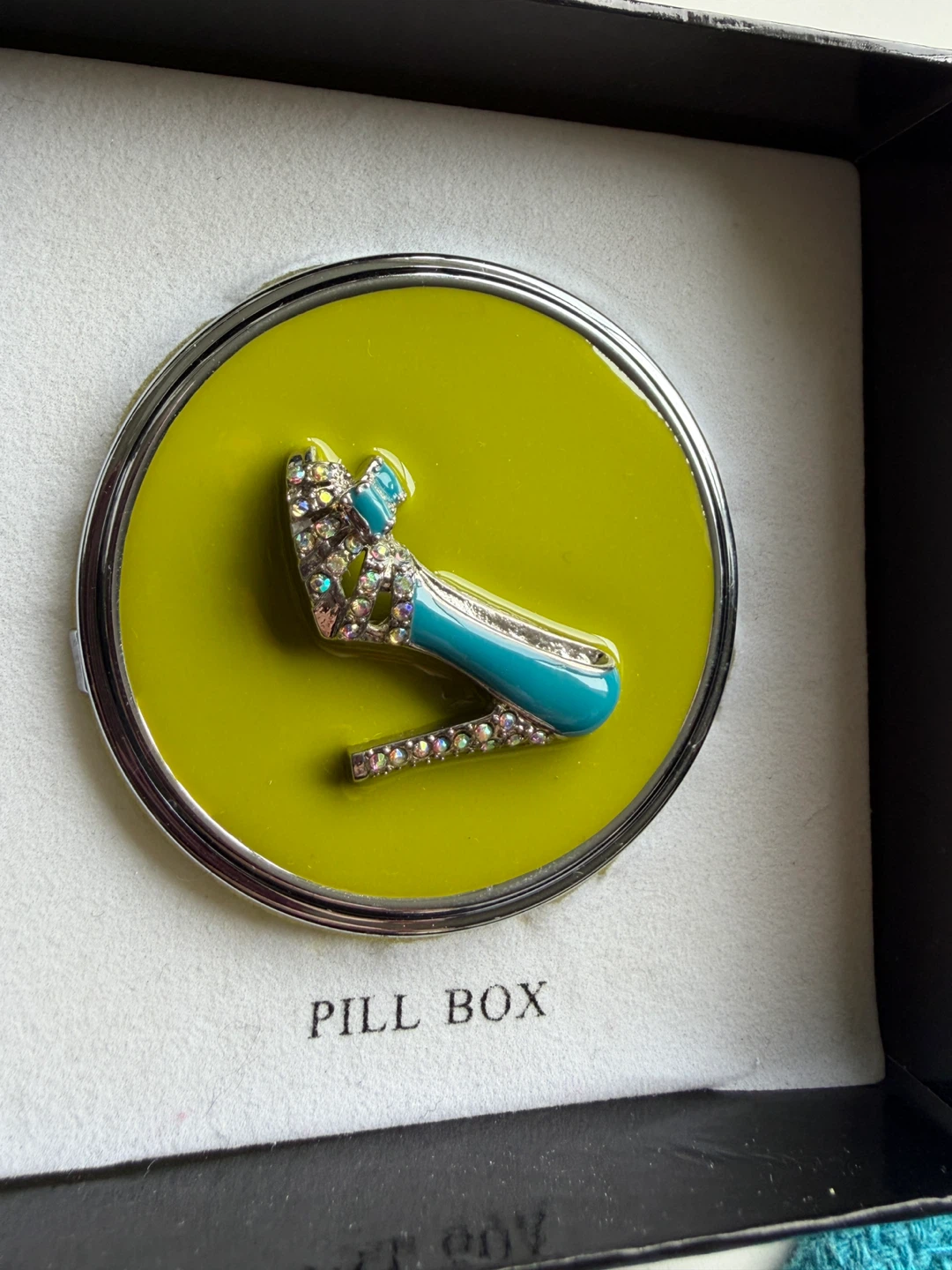 Pill Box - Blue High Heel Design - photo 2