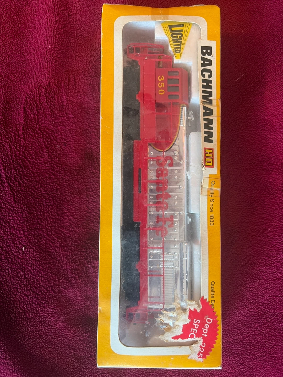 Bachmann Chrome Santa Fe Electric train