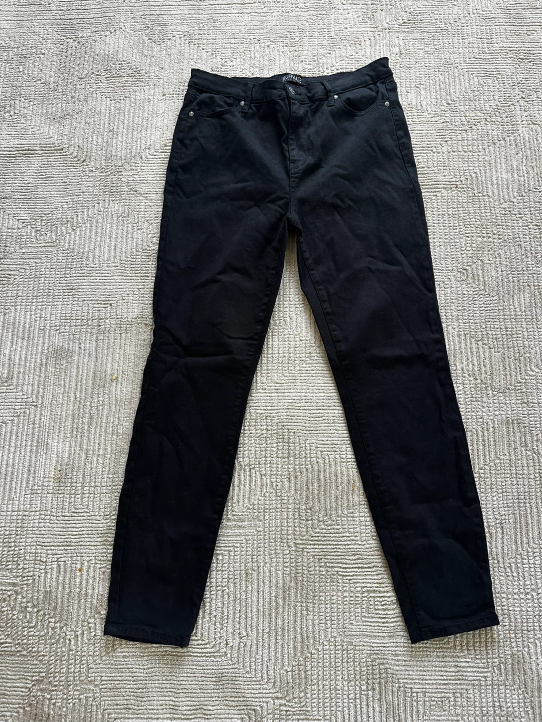 Buffalo David Bitton Hanna High Rise Black Skinny Jeans Size 10