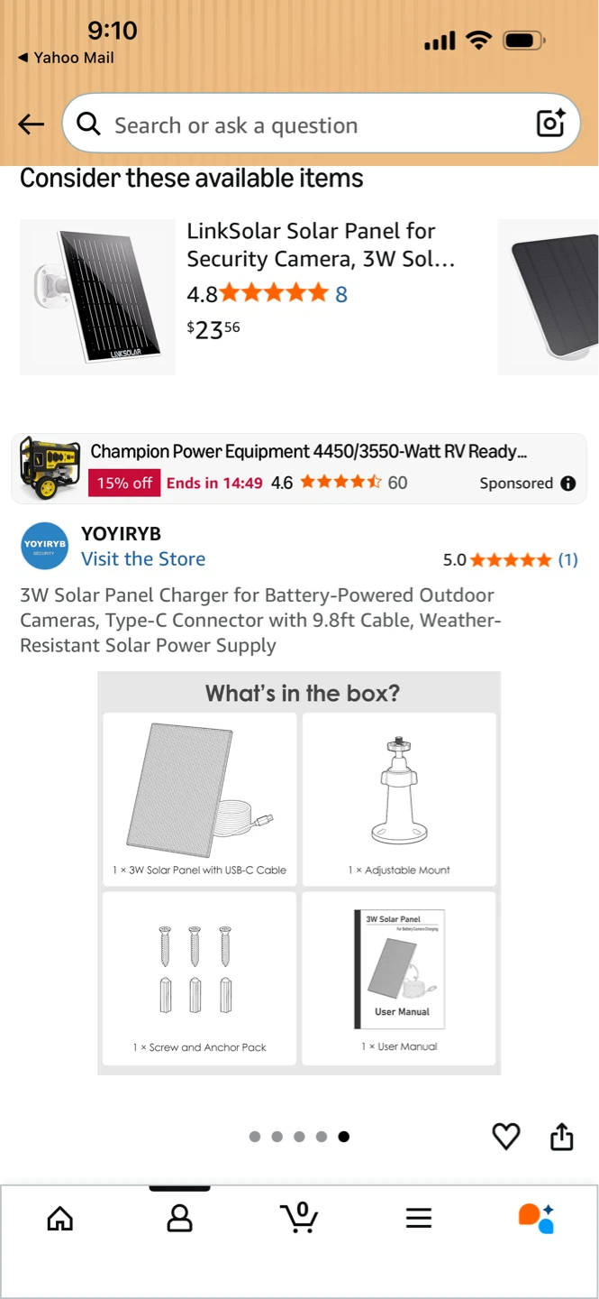 3W Solar Panel Charger for Battery-Powered Outdoor Cameras - photo 4
