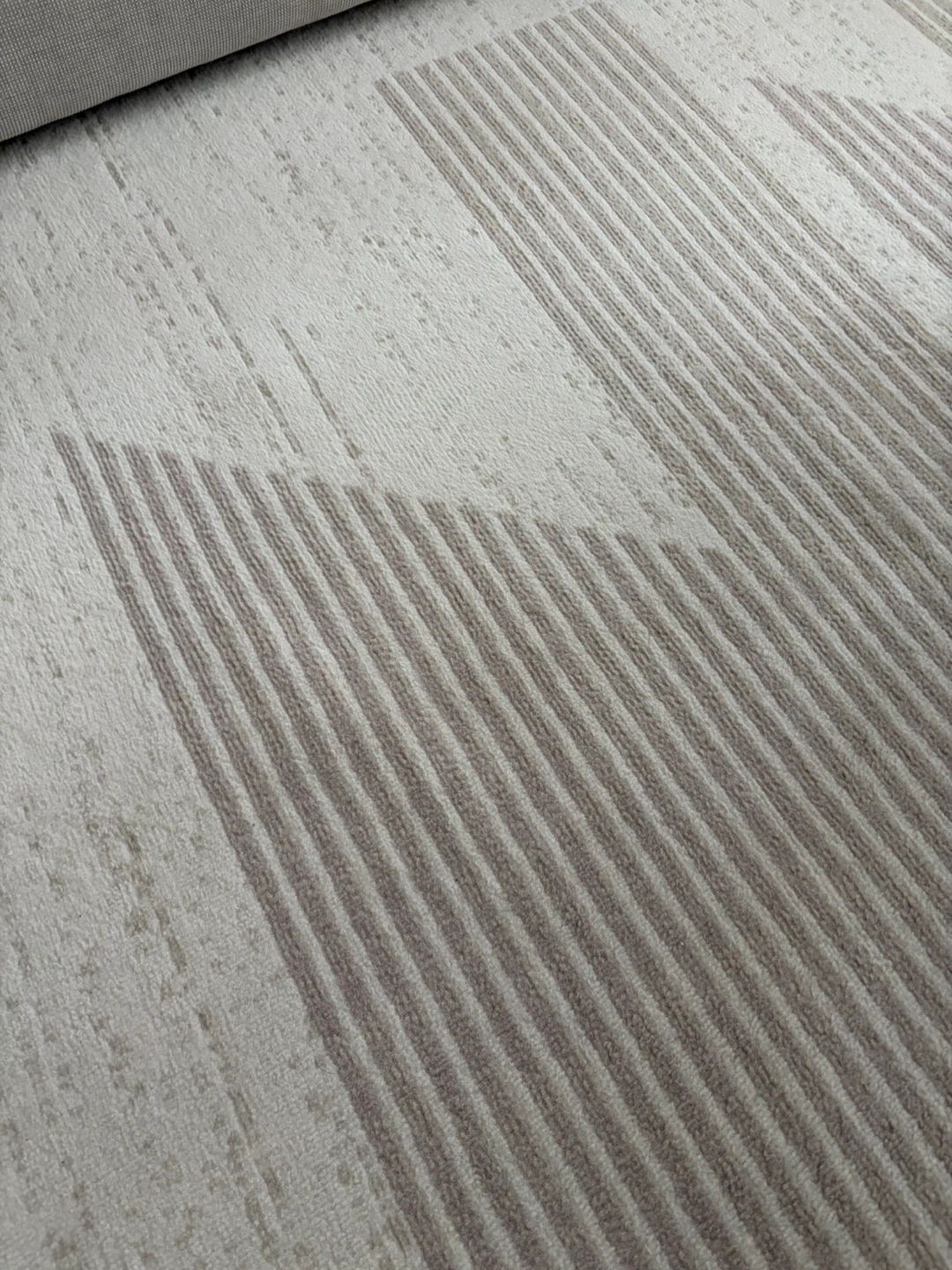Area Rug - Neutral Stripes and Geometric Pattern - photo 3