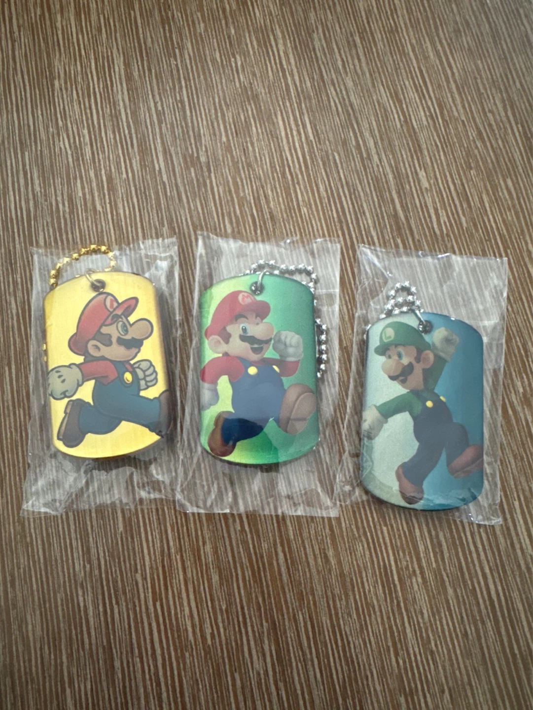 Mario dog tags