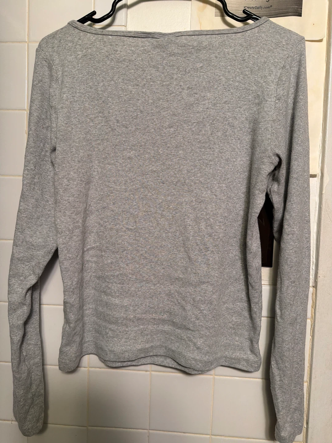 TNA Long Sleeve Square Neck Top XL - photo 2
