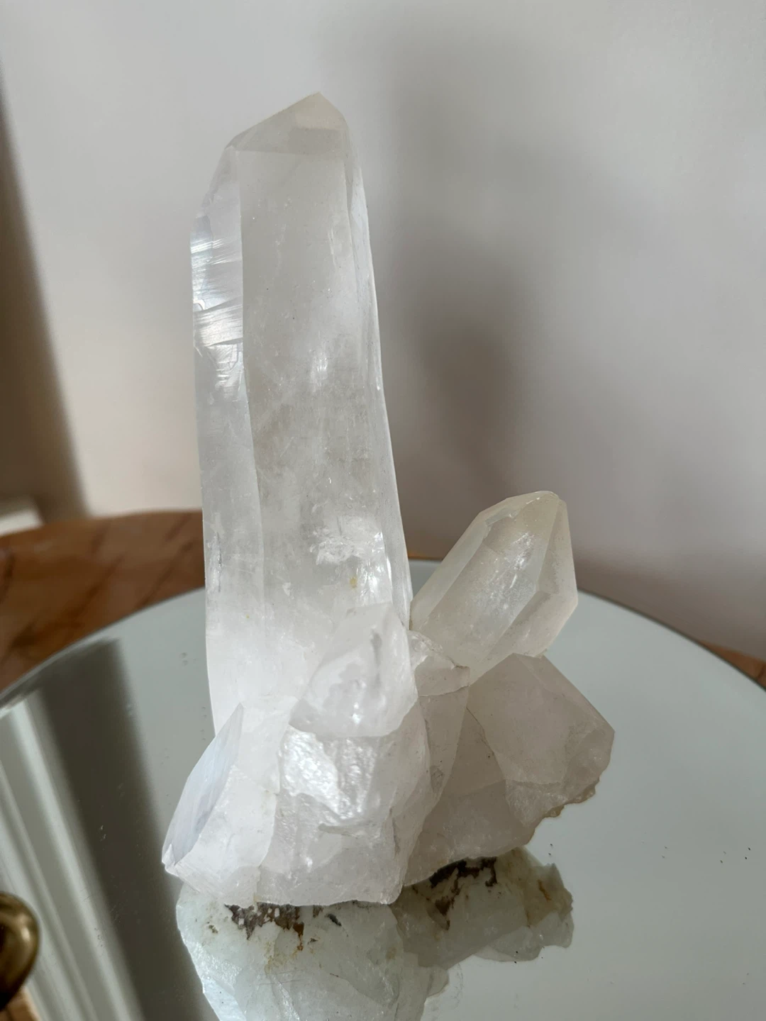 Clear Quartz Crystal Cluster - photo 2