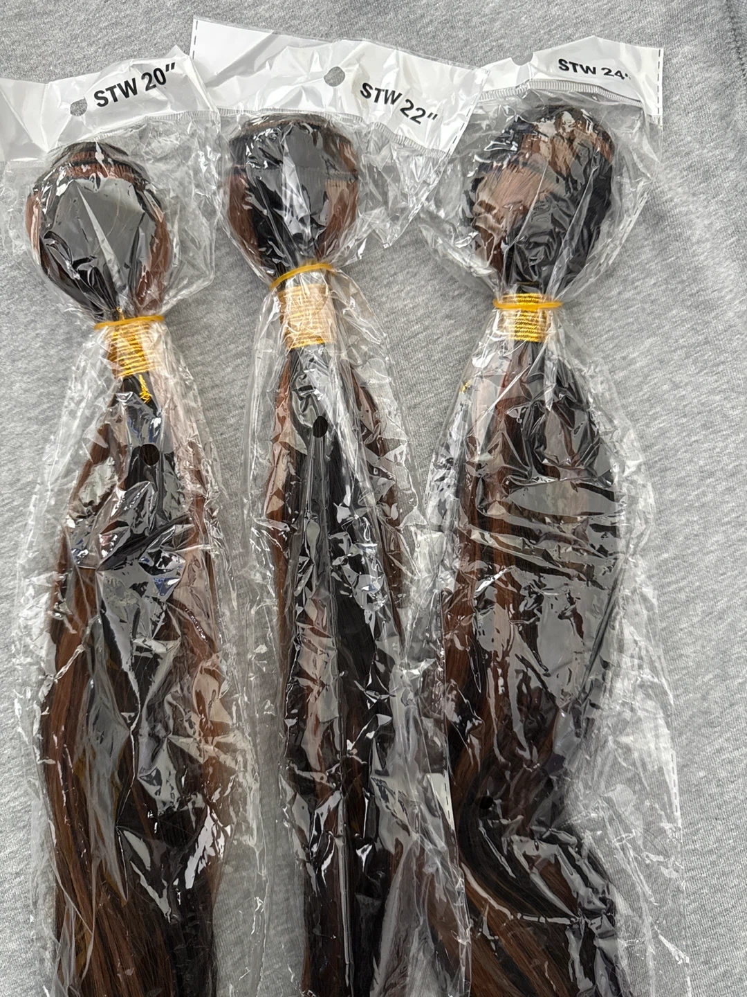 P1B30 Bundles Highlight Straight Human Hair Weave