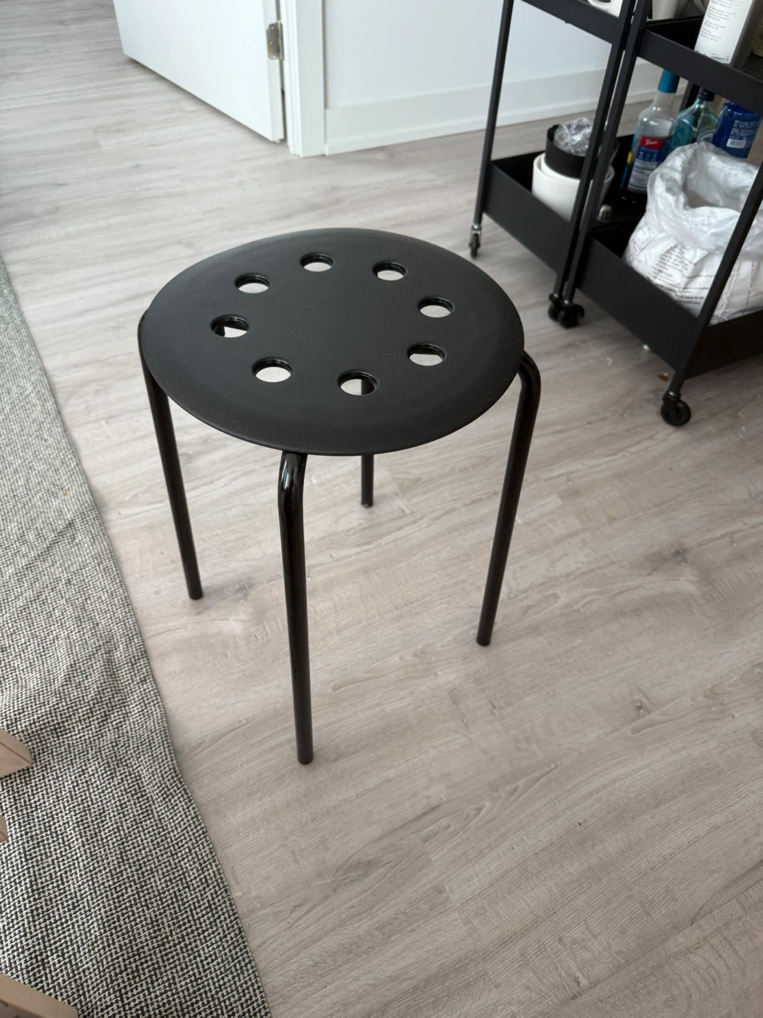 IKEA Marius Stool, Black