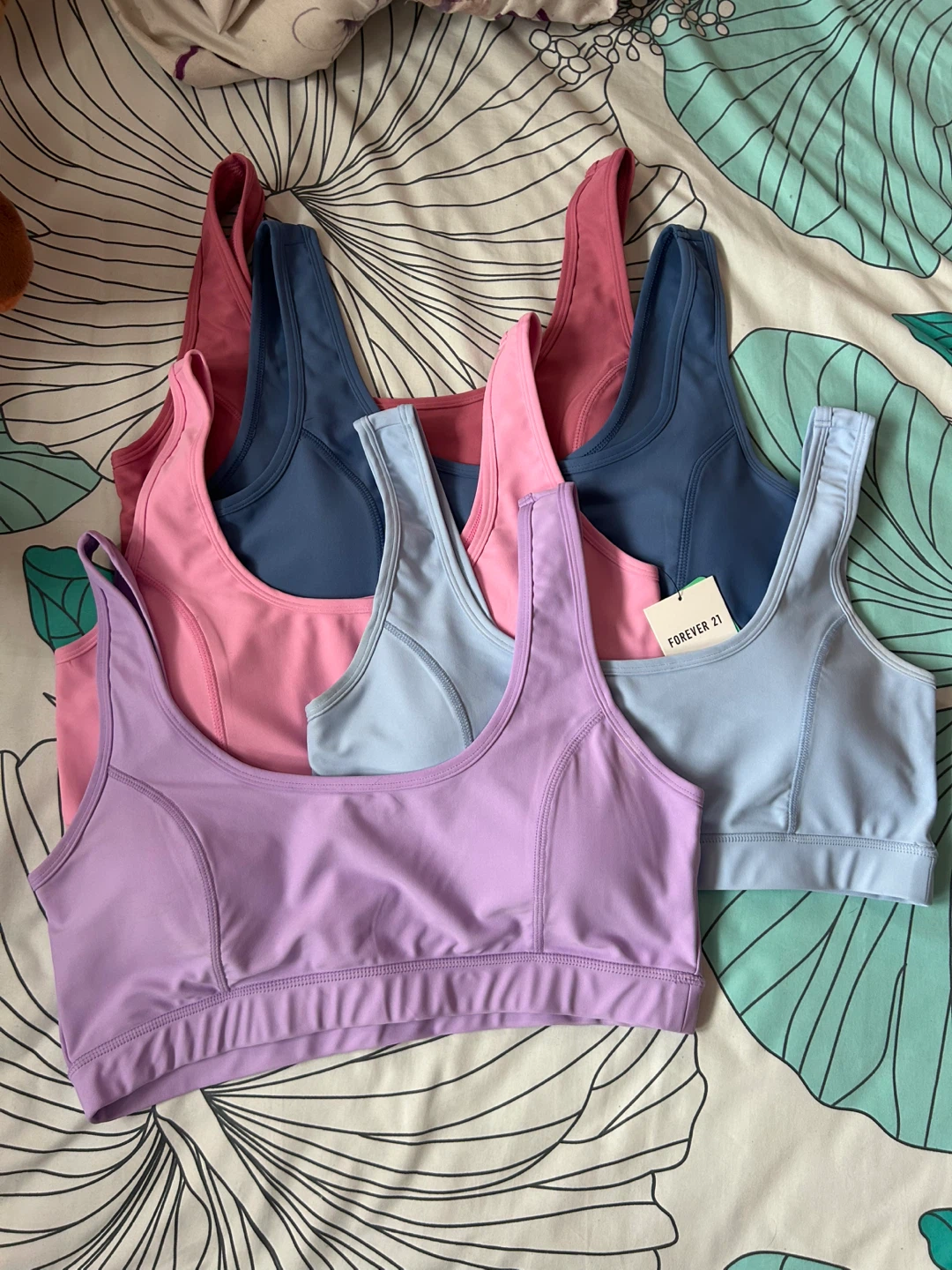 Pastel Sports Bra bundle of 5 - brand new, no tag