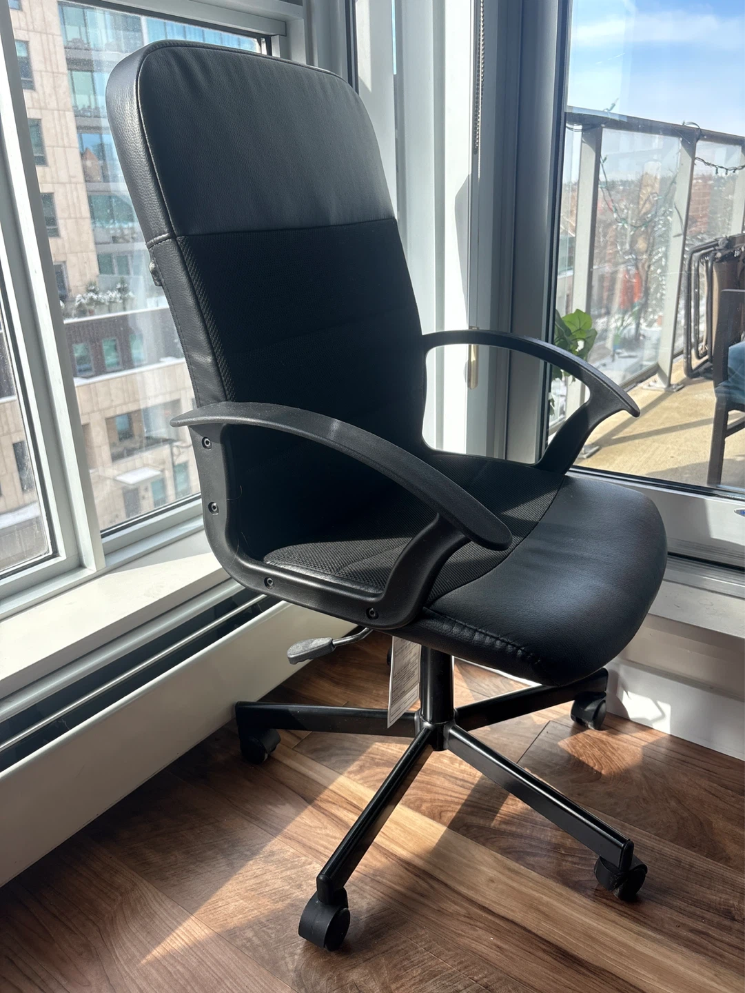 Swivel Office Chair - IKEA RENBERGET - Black - photo 2