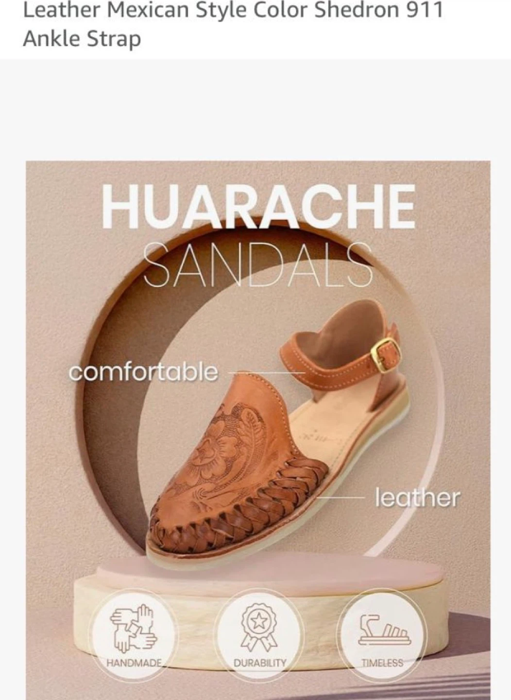 Macarena Collection Women's Leather Huarache Sandals - photo 3