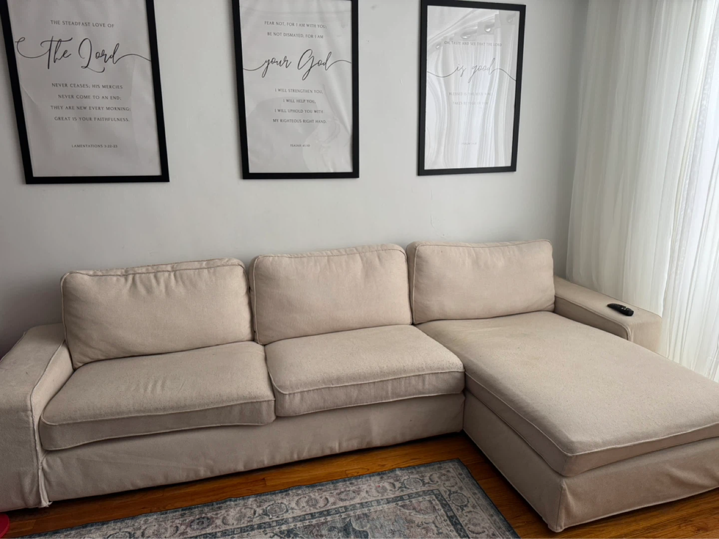 Cream Sectional Sofa with Chaise ikea kivik