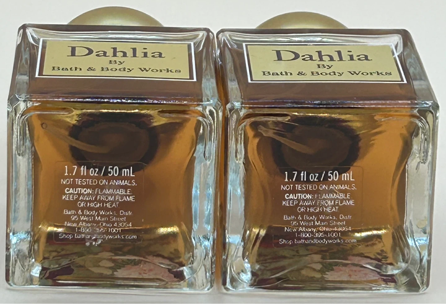 Bath & Body Works Dahlia Perfume Lot of 2 - 1.7 fl oz each - photo 3