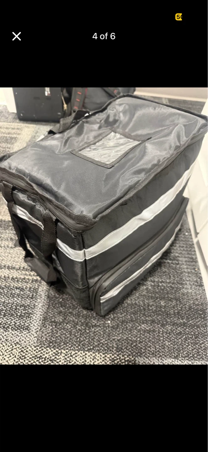 Insulated Food DoorDash, Uber Eats Delivery Bag - photo 4