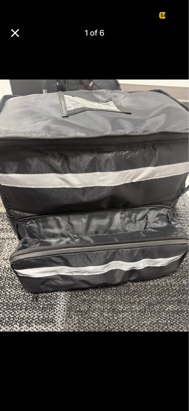 Insulated Food DoorDash, Uber Eats Delivery Bag