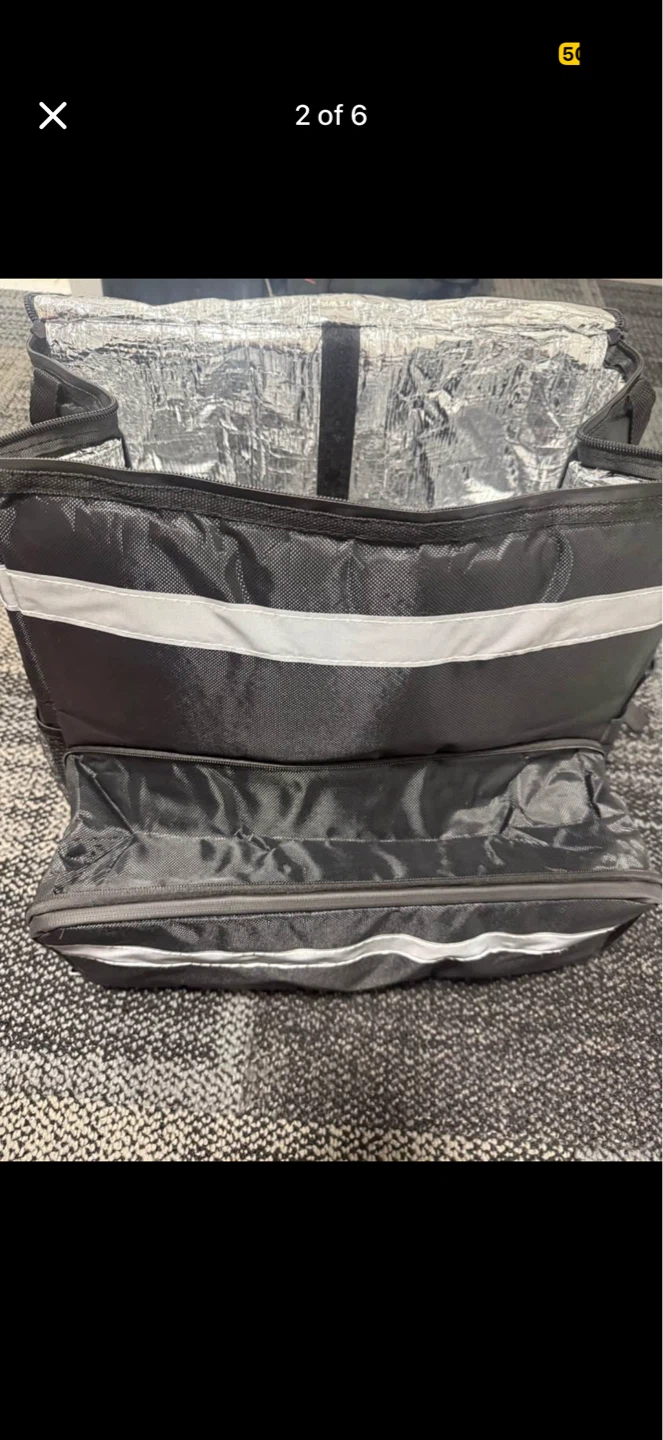 Insulated Food DoorDash, Uber Eats Delivery Bag - photo 2