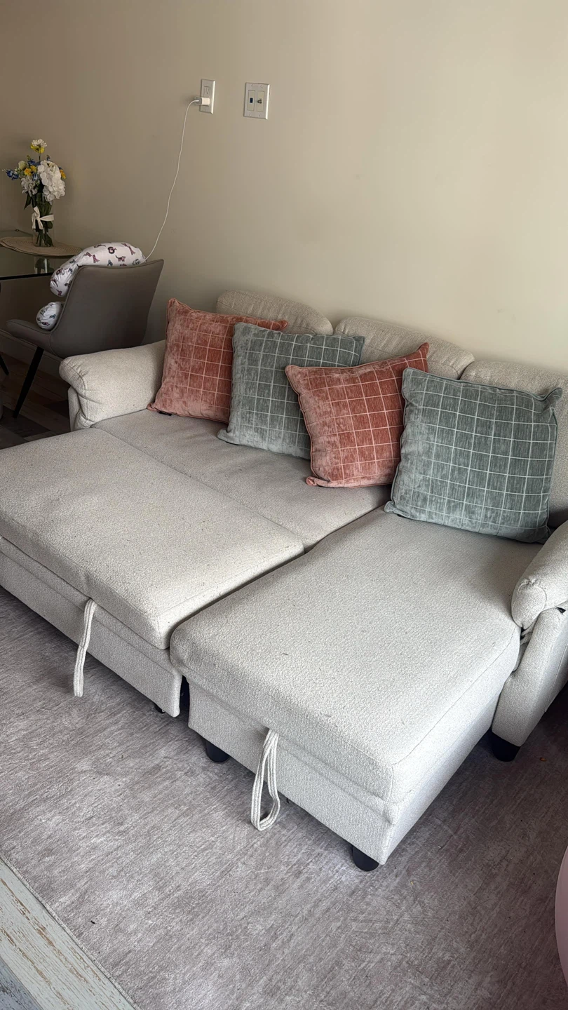 Convertible Sectional Sofa with Storage Chaise - photo 3