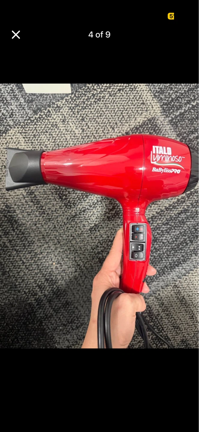 BaBylissPRO Italo Luminoso Professional Hair Dryer