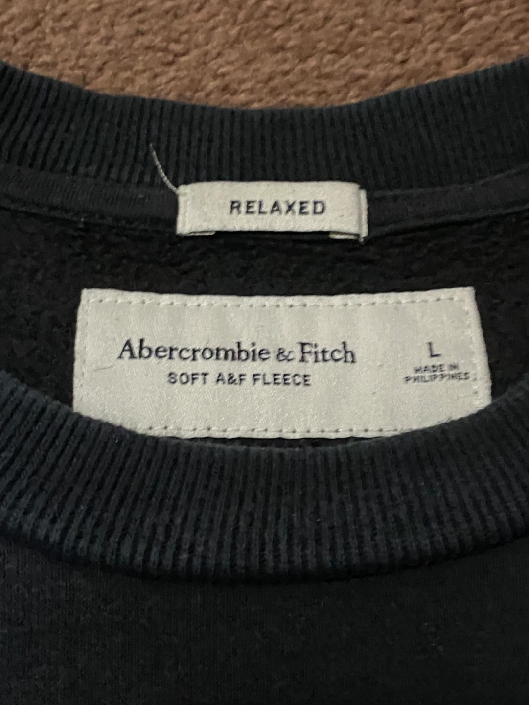 Abercrombie & Fitch Relaxed Soft A&F Fleece Sweatshirt Size L - photo 2