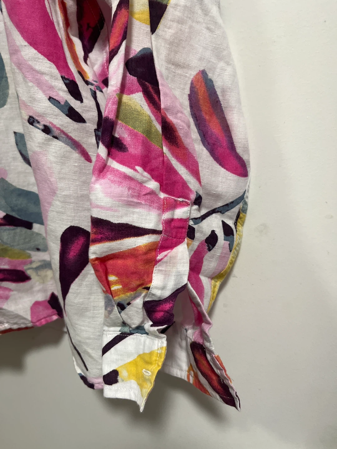 M&S Linen Blend Button-Up Shirt - photo 3