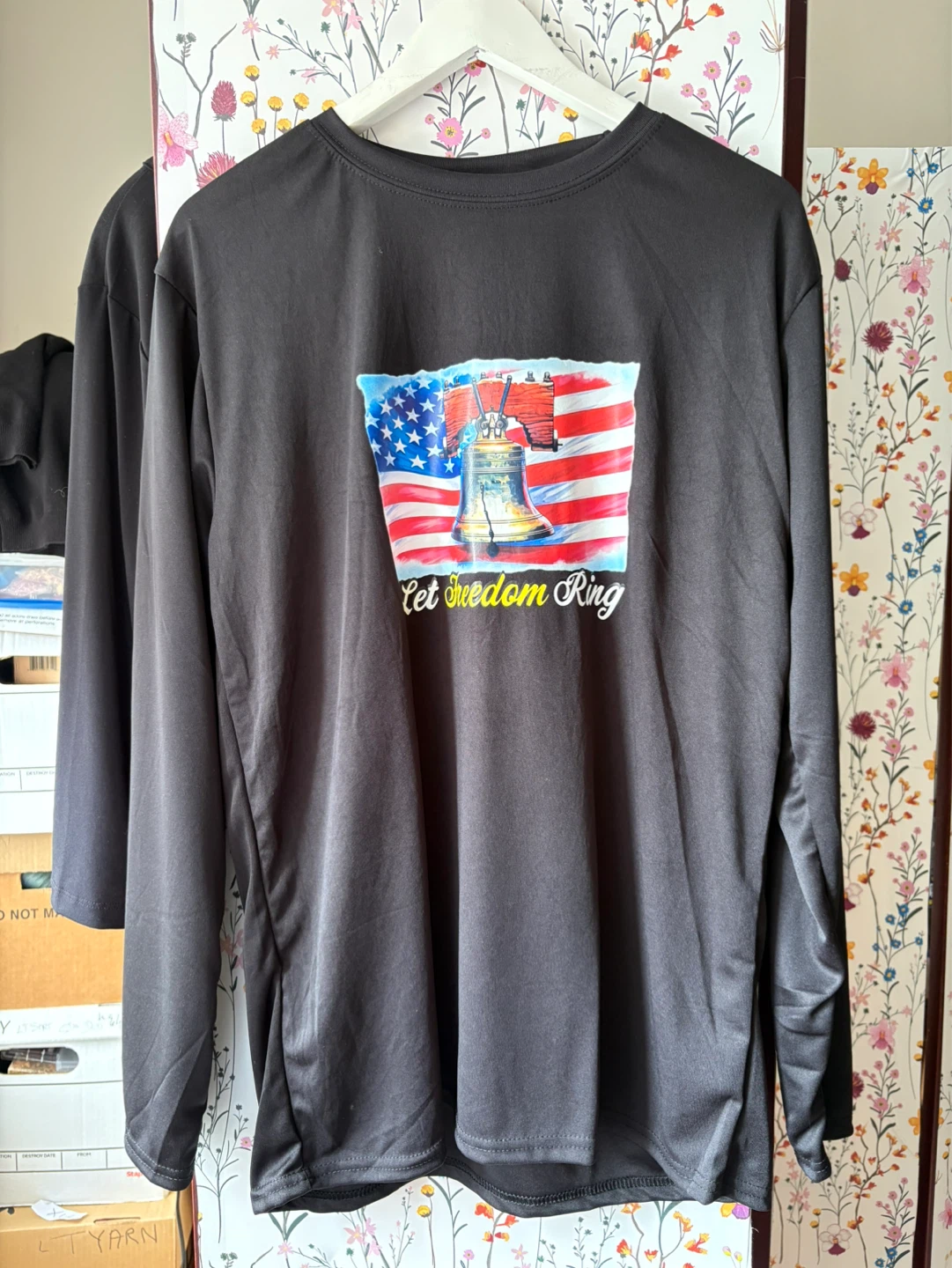 Armored Sportswear Long Sleeve T-Shirt - Patriotic Graphic