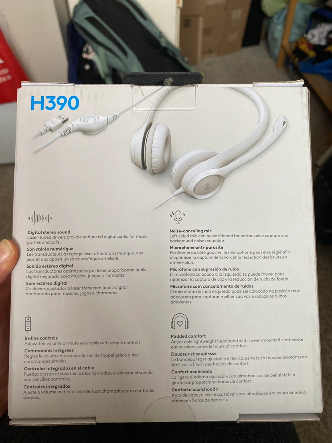 Logitech H390 USB Computer Headset - photo 2