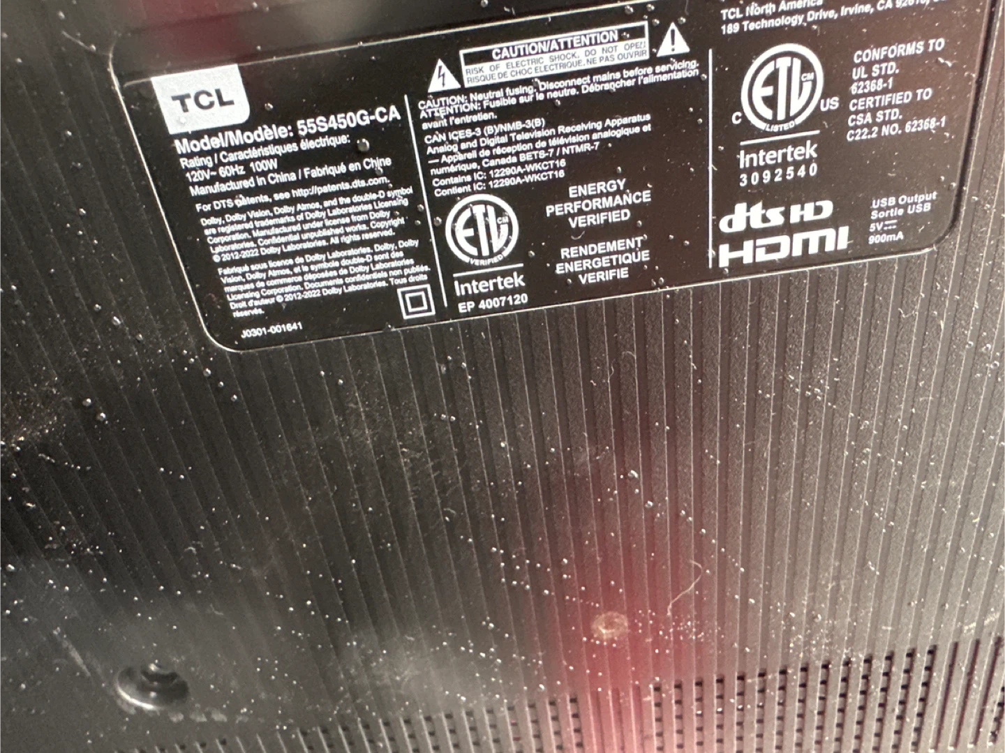 TCL 55" 450G-CA Series 5 Smart TV READ DESCRIPTION PLZ - photo 3