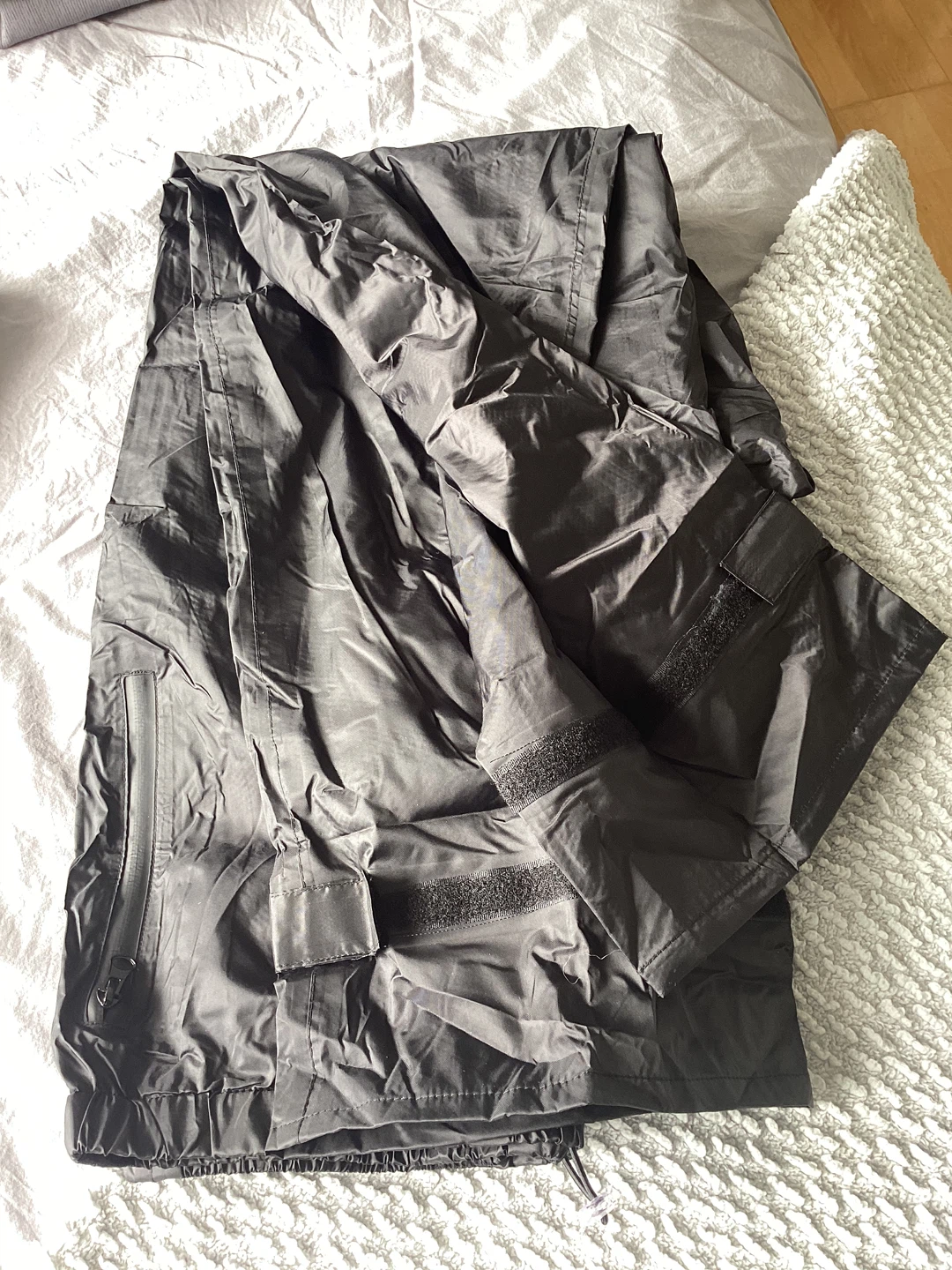 New Men's Waterproof Large Rain Over Trousers - Black, Large - photo 4