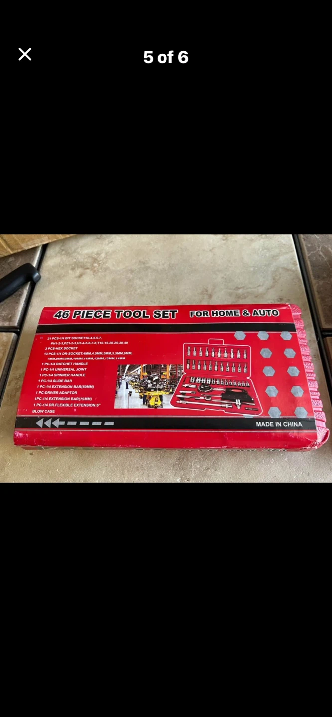 46 Piece 1/4” Tool Set - photo 5