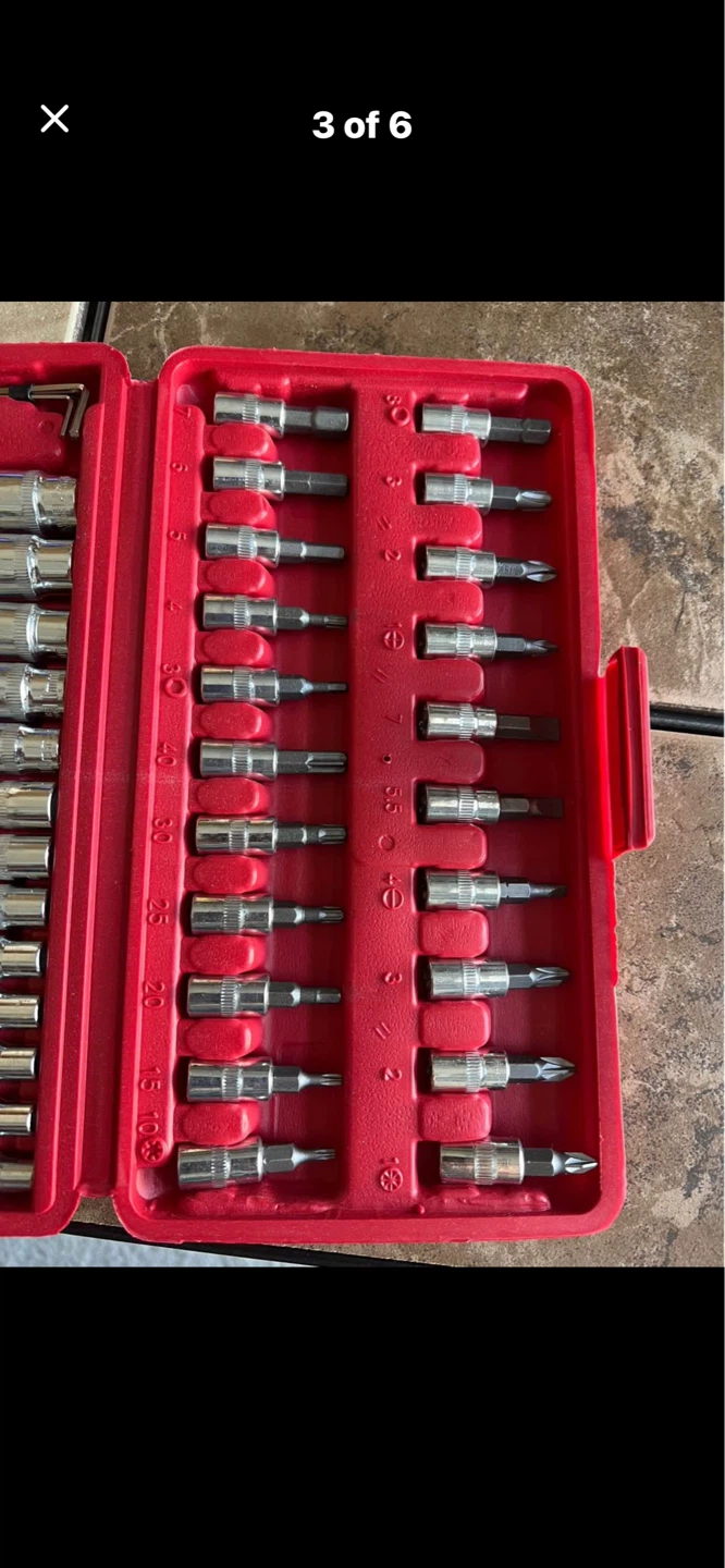 46 Piece 1/4” Tool Set - photo 3