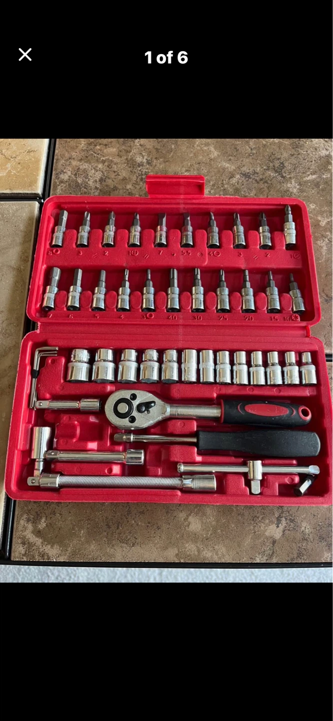 46 Piece 1/4” Tool Set - photo 2