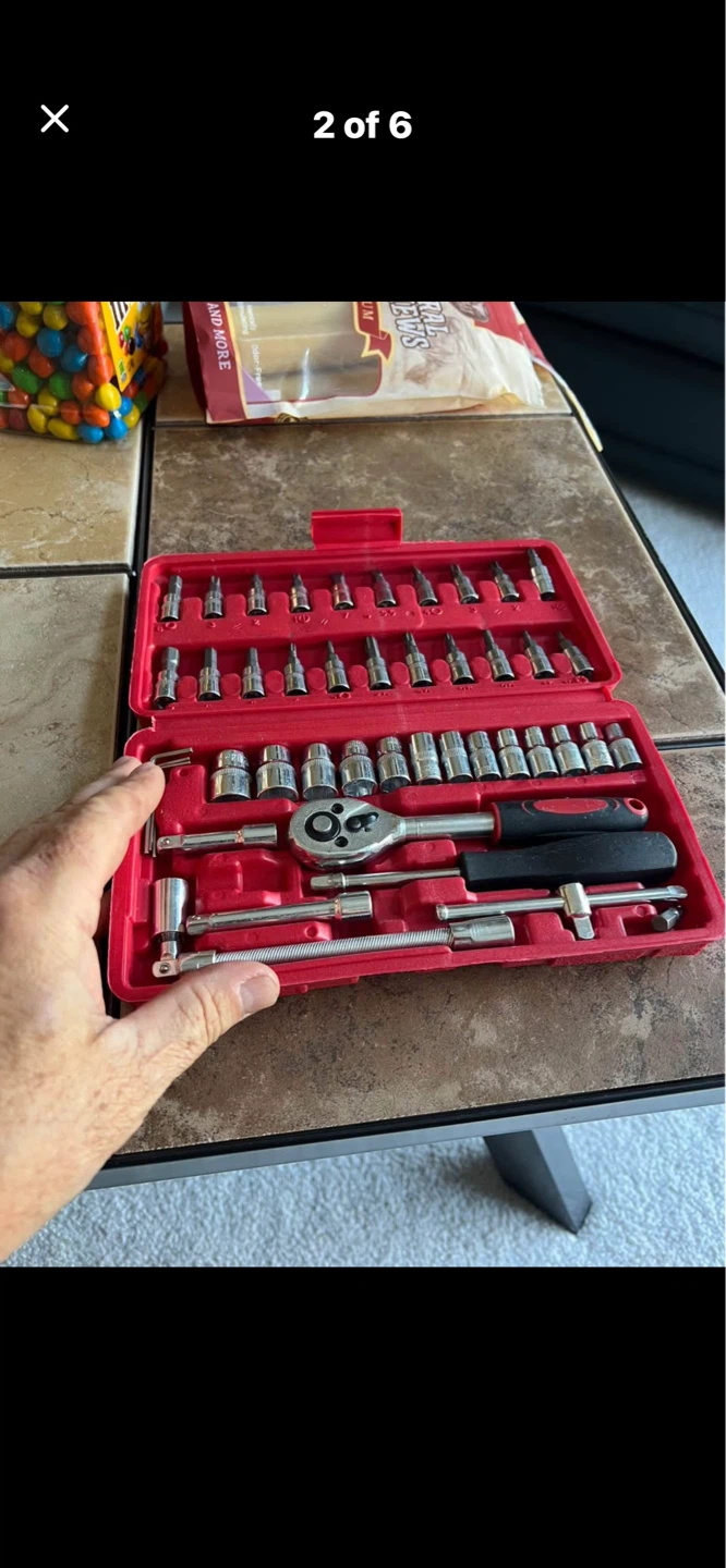 46 Piece 1/4” Tool Set