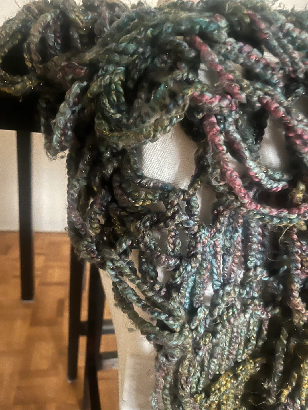 Handmade Chunky Knit Scarf - photo 4