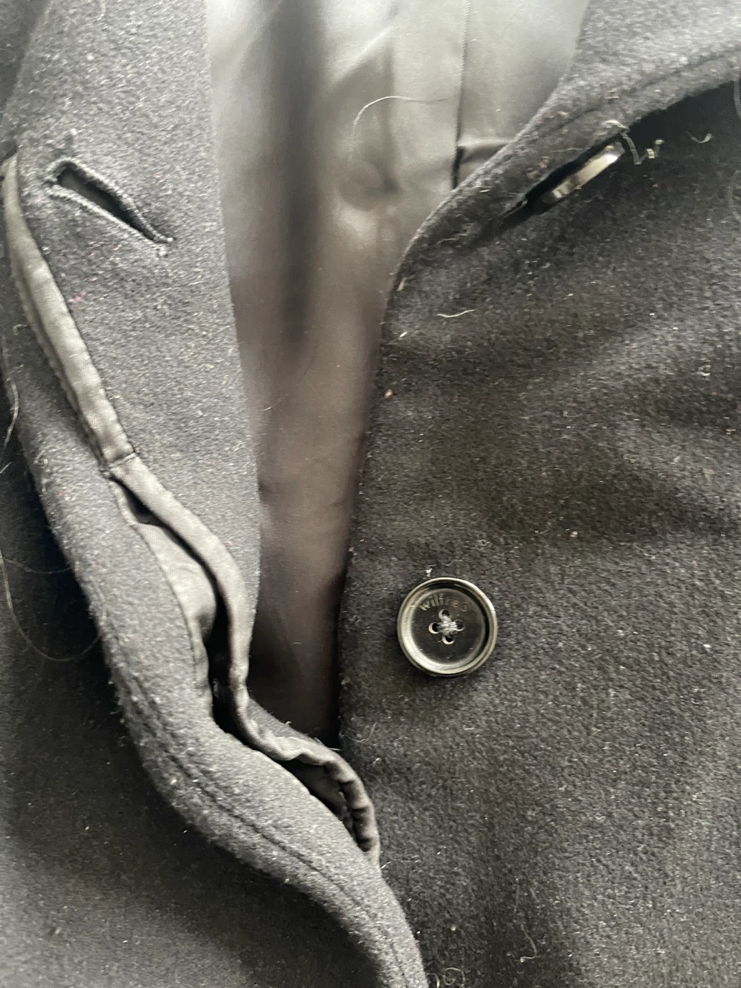 Aritzia (Wilfred) black wool coat - photo 3