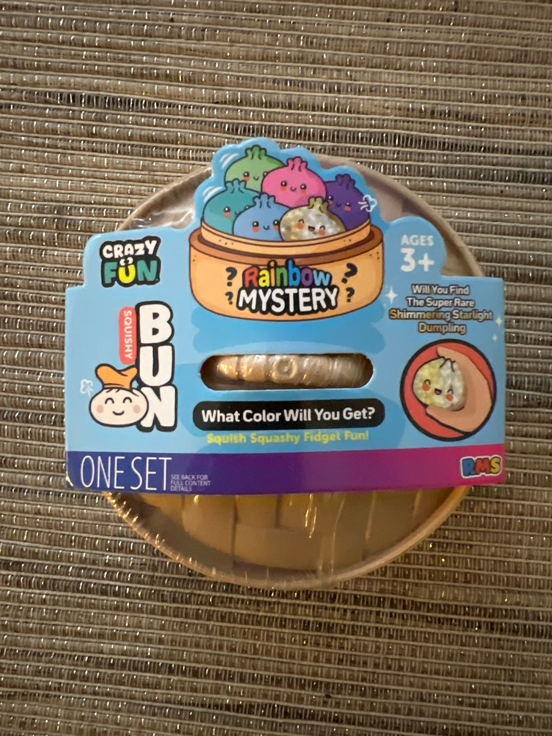 Crazy Fun Squishy Bun Rainbow Mystery One Set