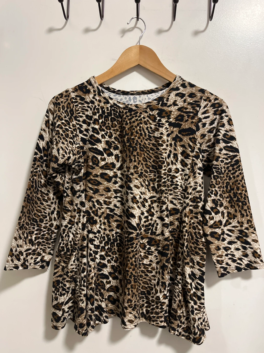 Women's Leopard Print Tunic Top