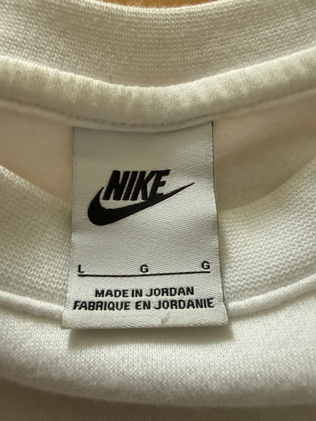 Nike Crewneck Sweatshirt - White - Size L - photo 2