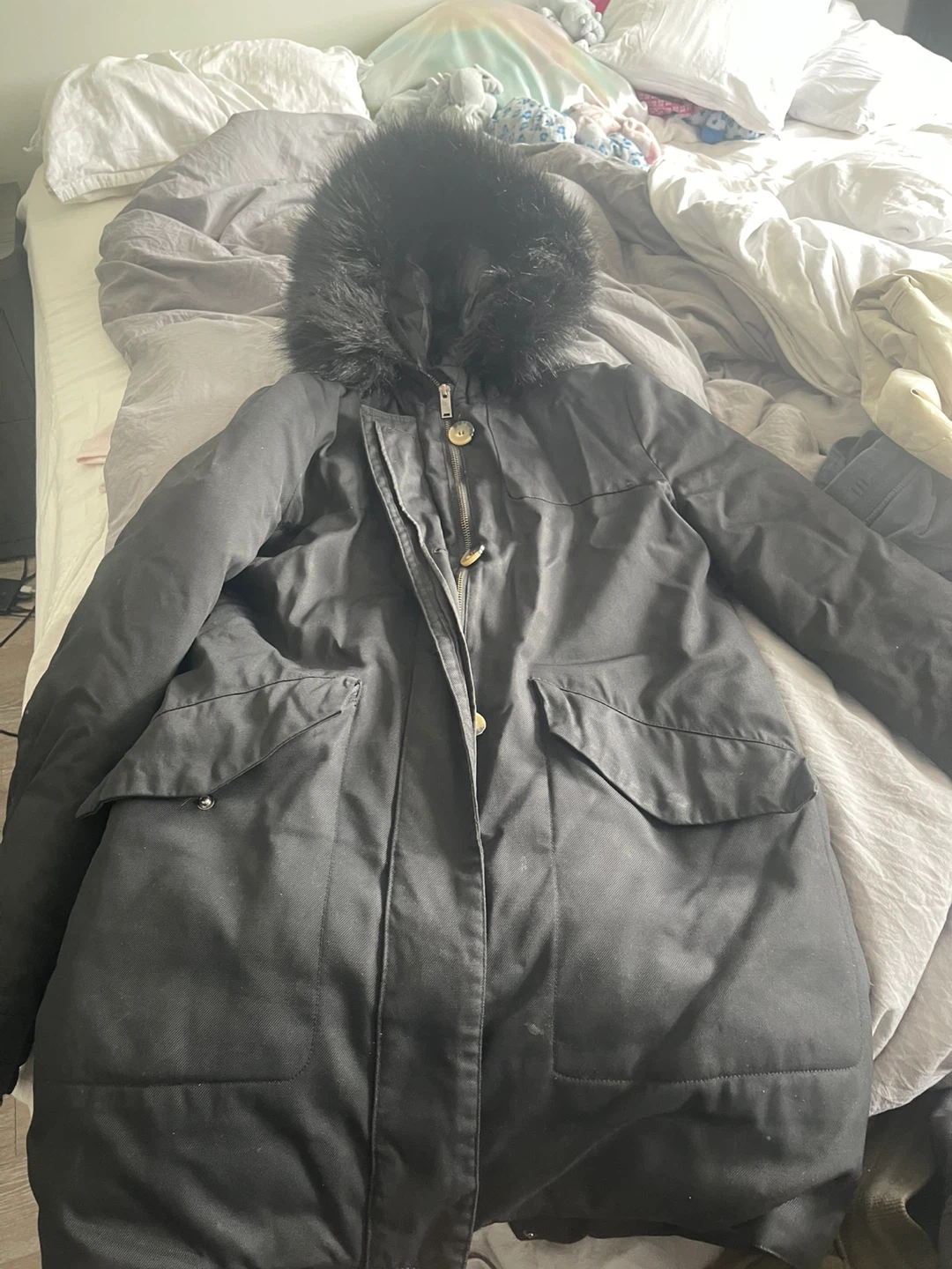 Black coat