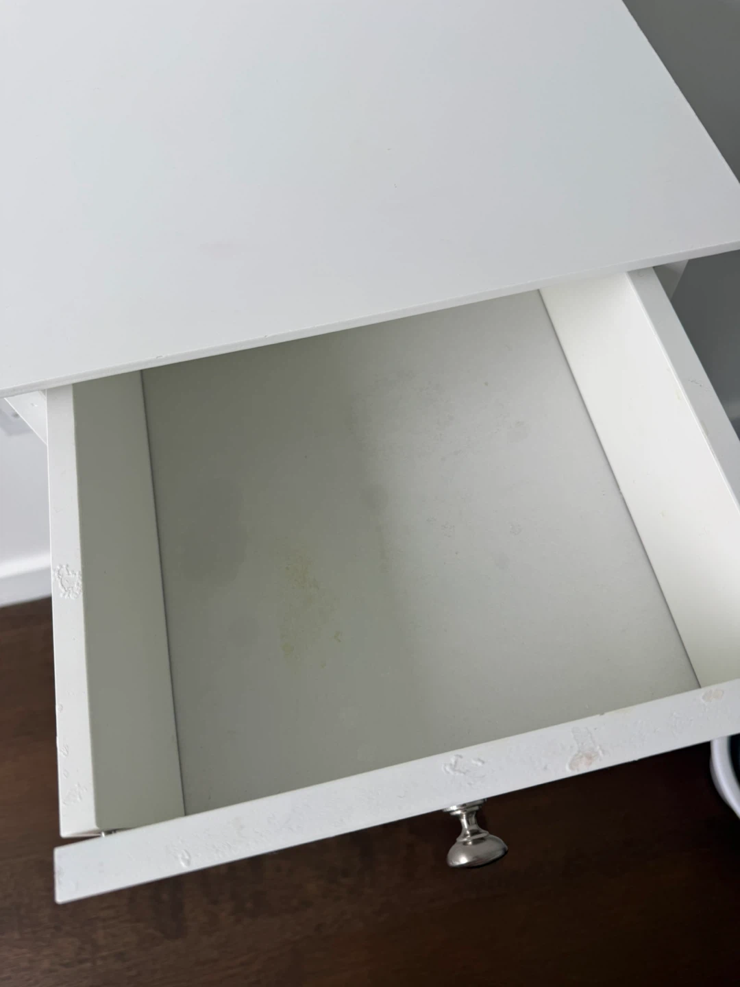 White Slim Storage Cabinet with Drawer and Door - photo 3